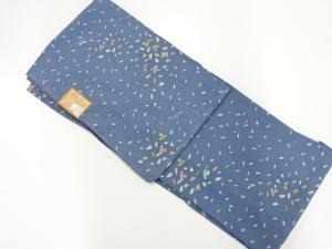 未使用品　吹き寄せ模様小紋着物